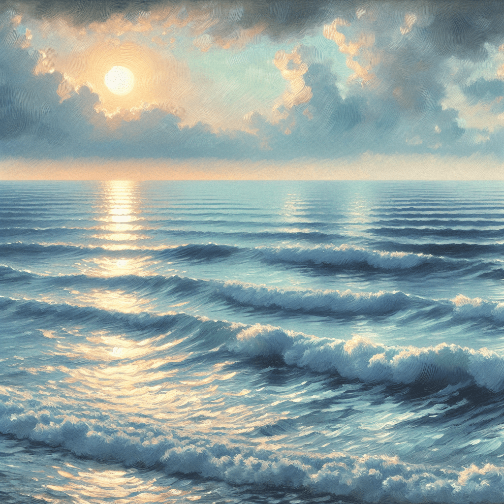Impressionist Seascape Escape Paint By Numbers Art