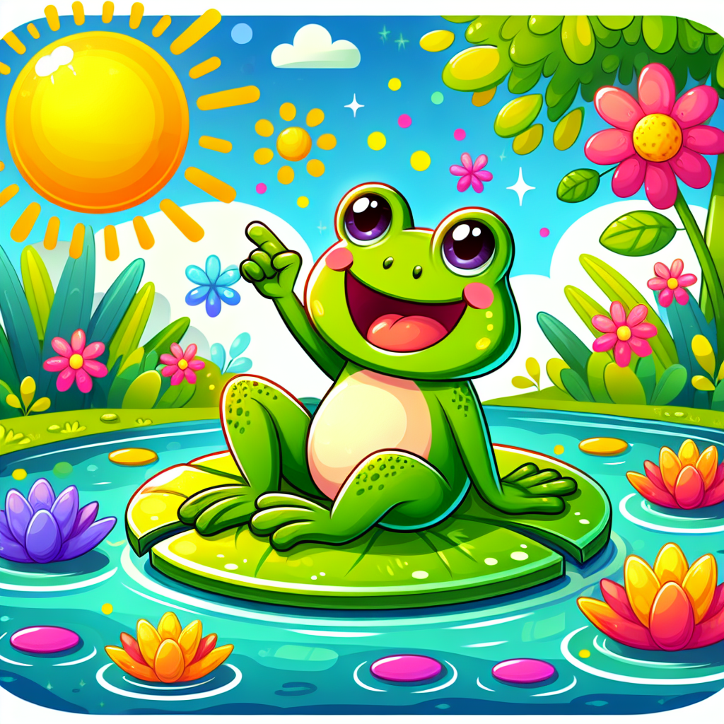 Sunny Day Frog Paint By Numbers Kits