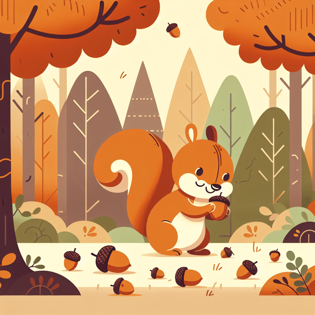 Mischievous Squirrel Antics Paint By Numbers Art
