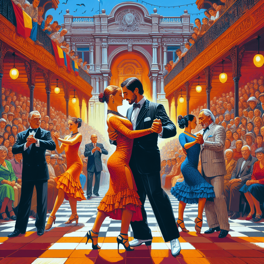 Festival Internacional De Tango - Buenos Aires Painting Number Kit
