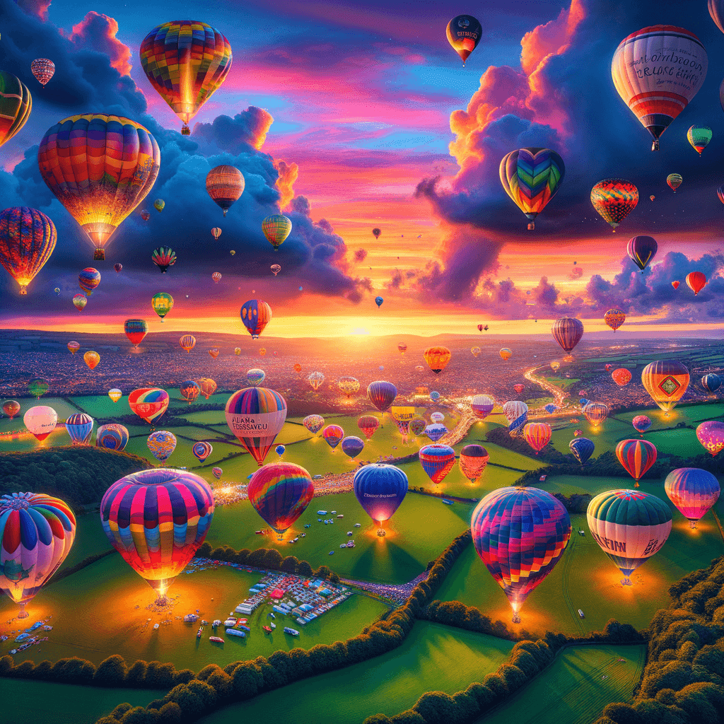 Bristol International Balloon Fiesta - Bristol Number Painting