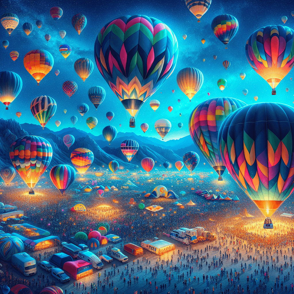 The Albuquerque International Balloon Fiesta - New Mexico, USA Paint By Color