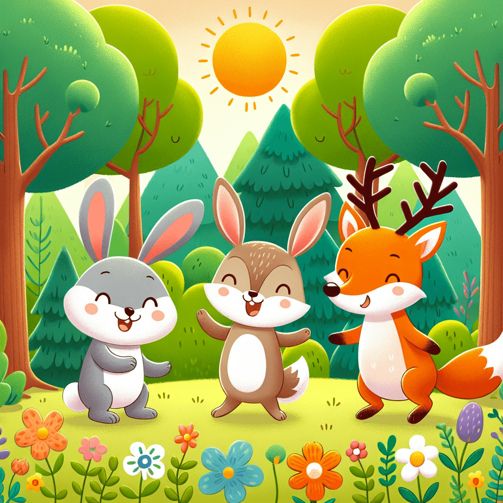 Merry Woodland Animals Paint By Numbers