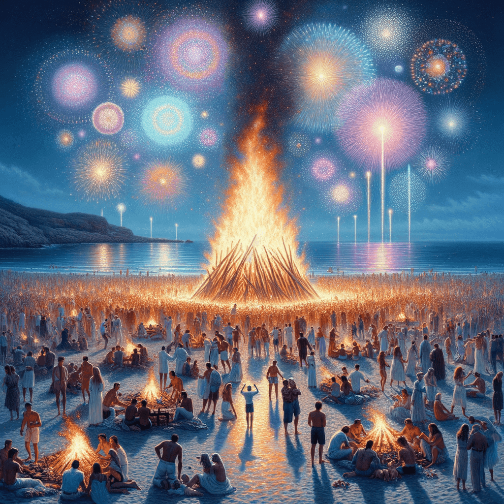Festival Of Sant Joan - Spain DIY Paint By Numbers