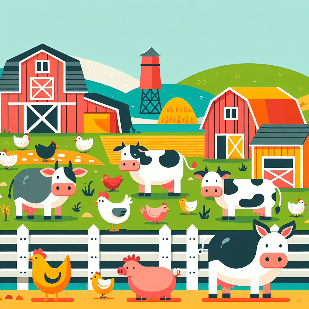 Farmyard Fun Time Numbered Painting Kits