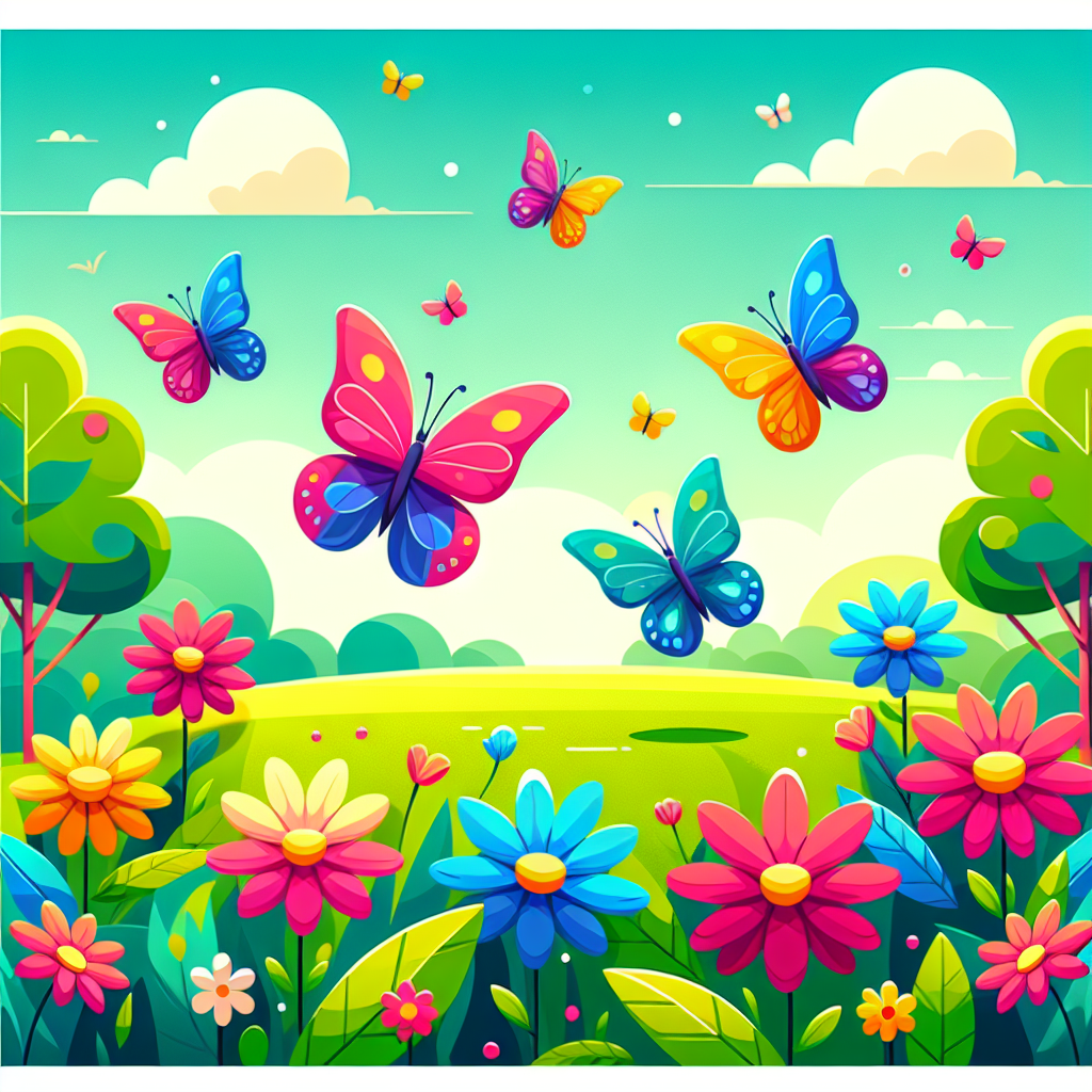 Garden Butterfly Gala Painting Number Kit