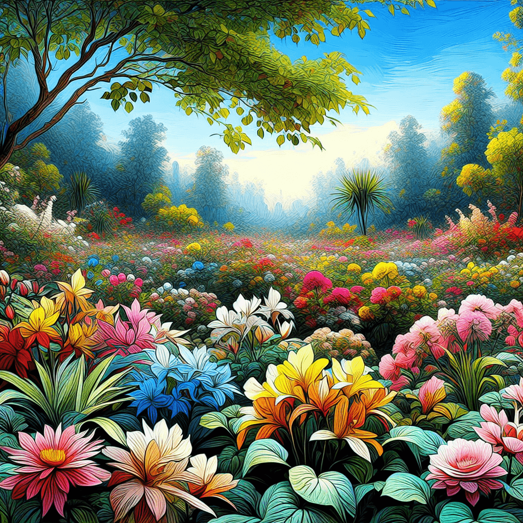 Floral Fiesta Bloom Painting Number Kit