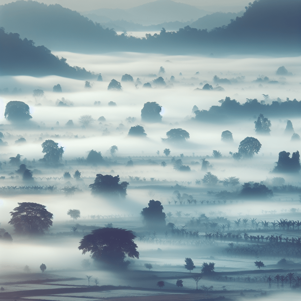Peaceful Morning Mist Paint By Numbers Kits