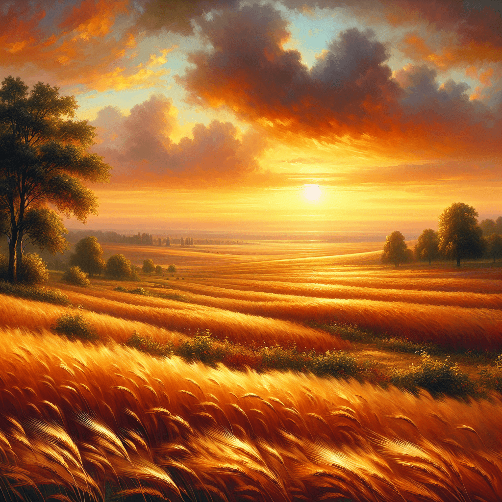 Golden Fields Of Harvest Paint By Color