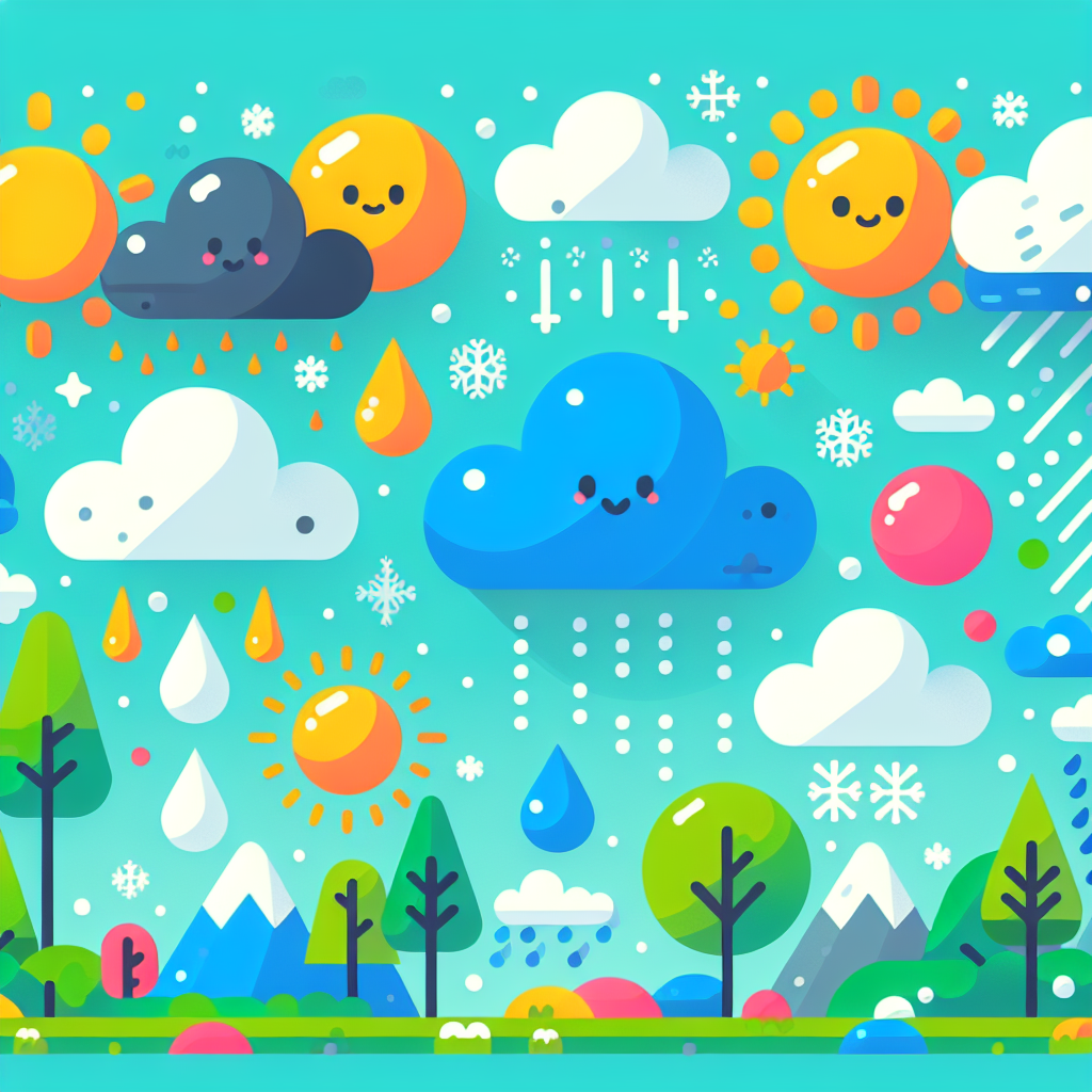 Wacky Weather World Number Painting