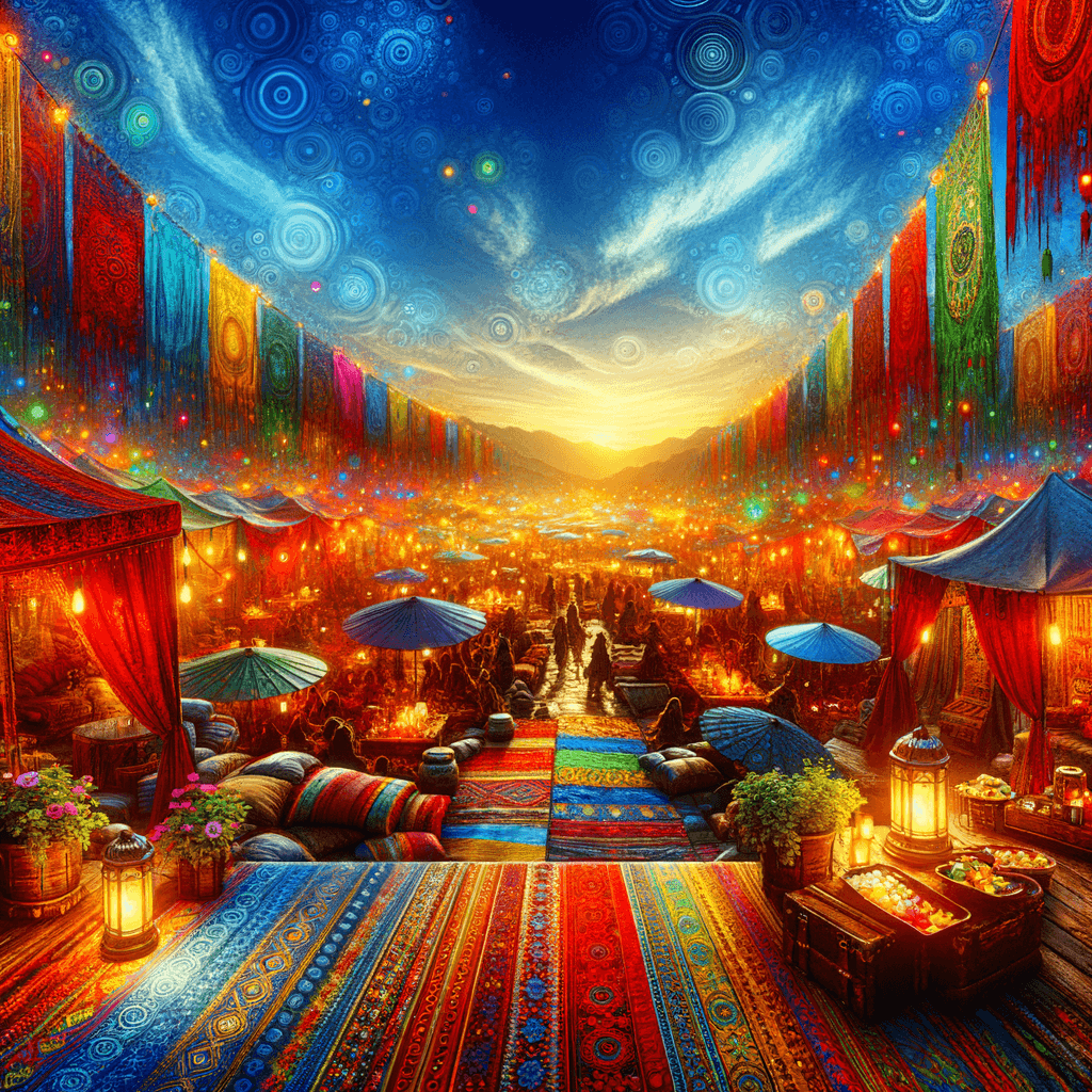 Bohemian Dreamscape Number Painting