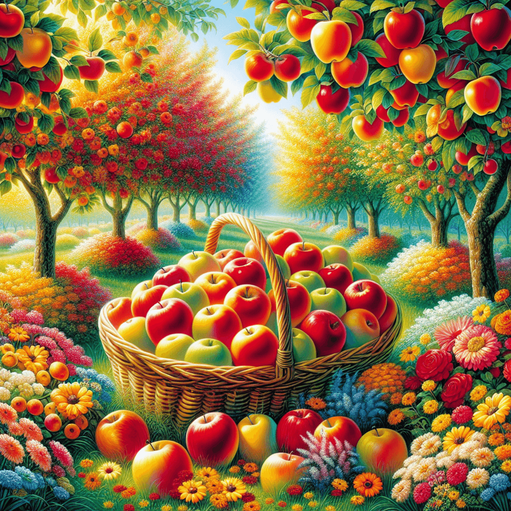 Sunny Orchard Harvest Painting By Numbers Kit