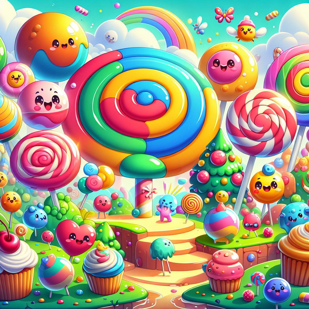Fantastic Candyland Paint By Numbers