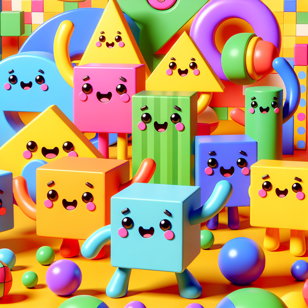 Fun With Shapes And Colors Paint By Color