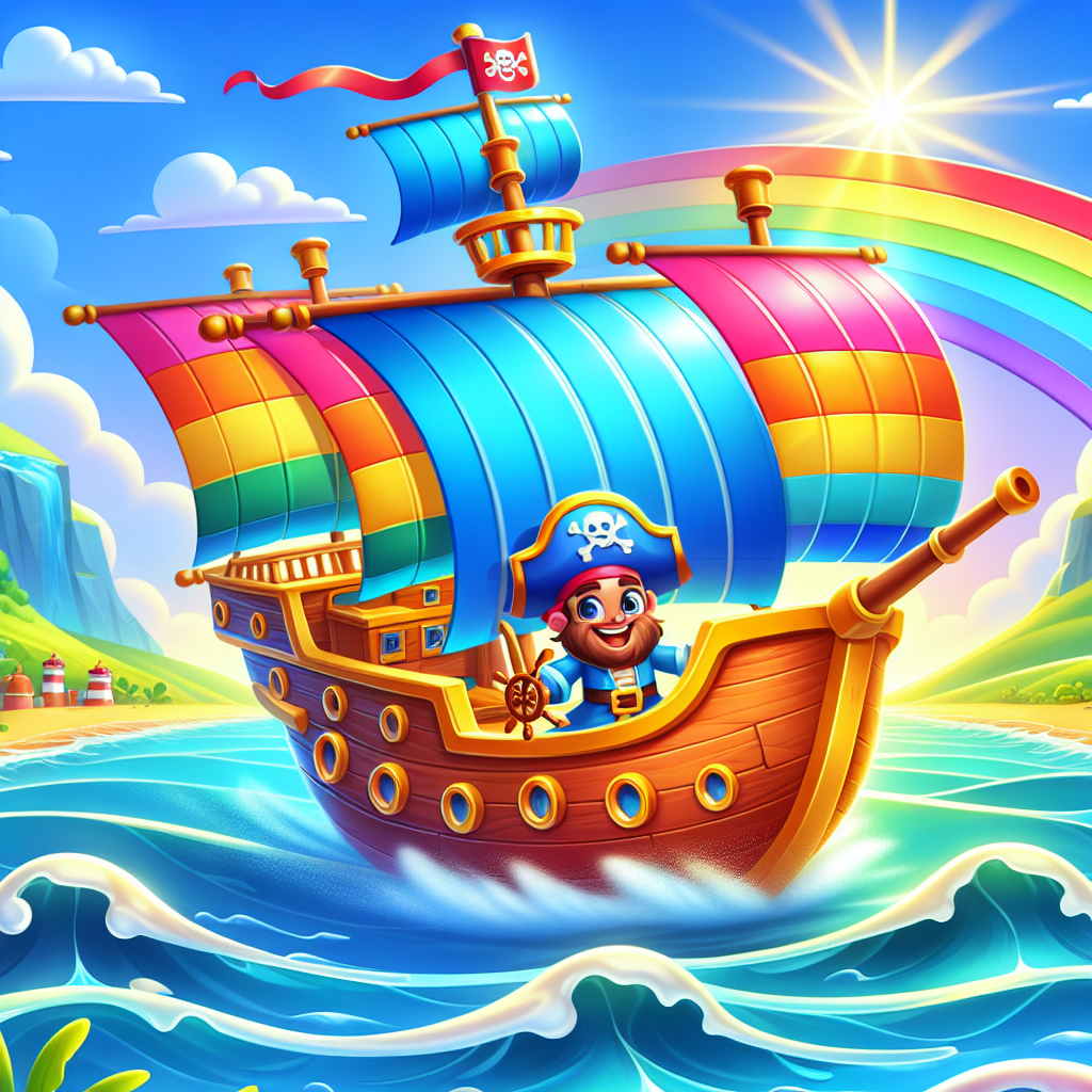 Adventure With A Pirate Ship DIY Paint By Numbers