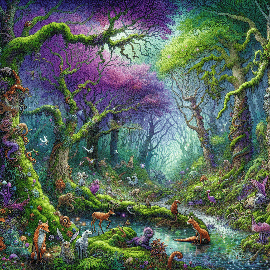 Mystic Fairy Forest Paint By Color