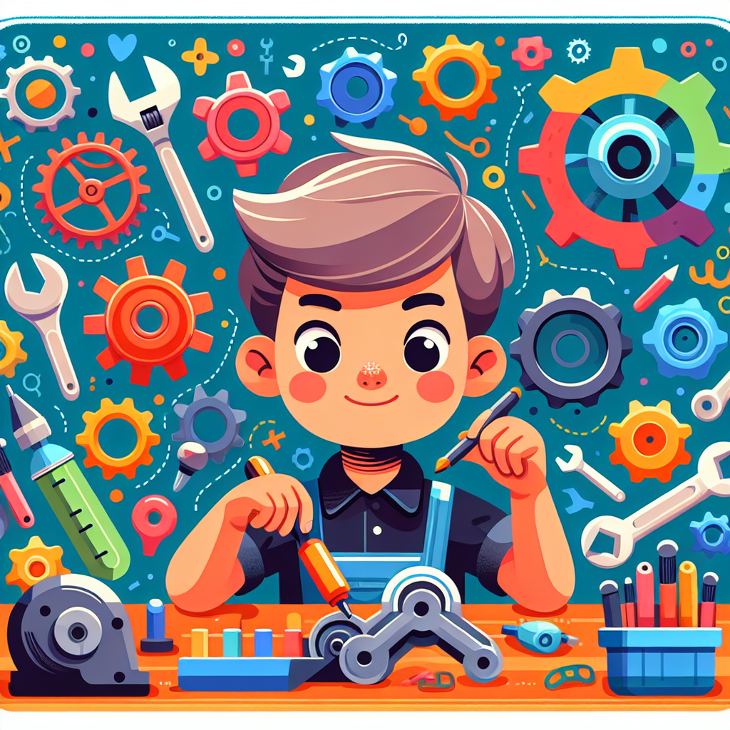 Little Engineer's Workshop Paint By Numbers