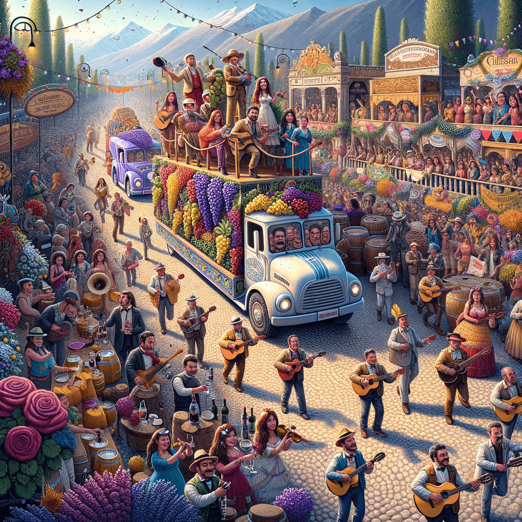 Fiesta Nacional De La Vendimia - Argentina DIY Paint By Numbers