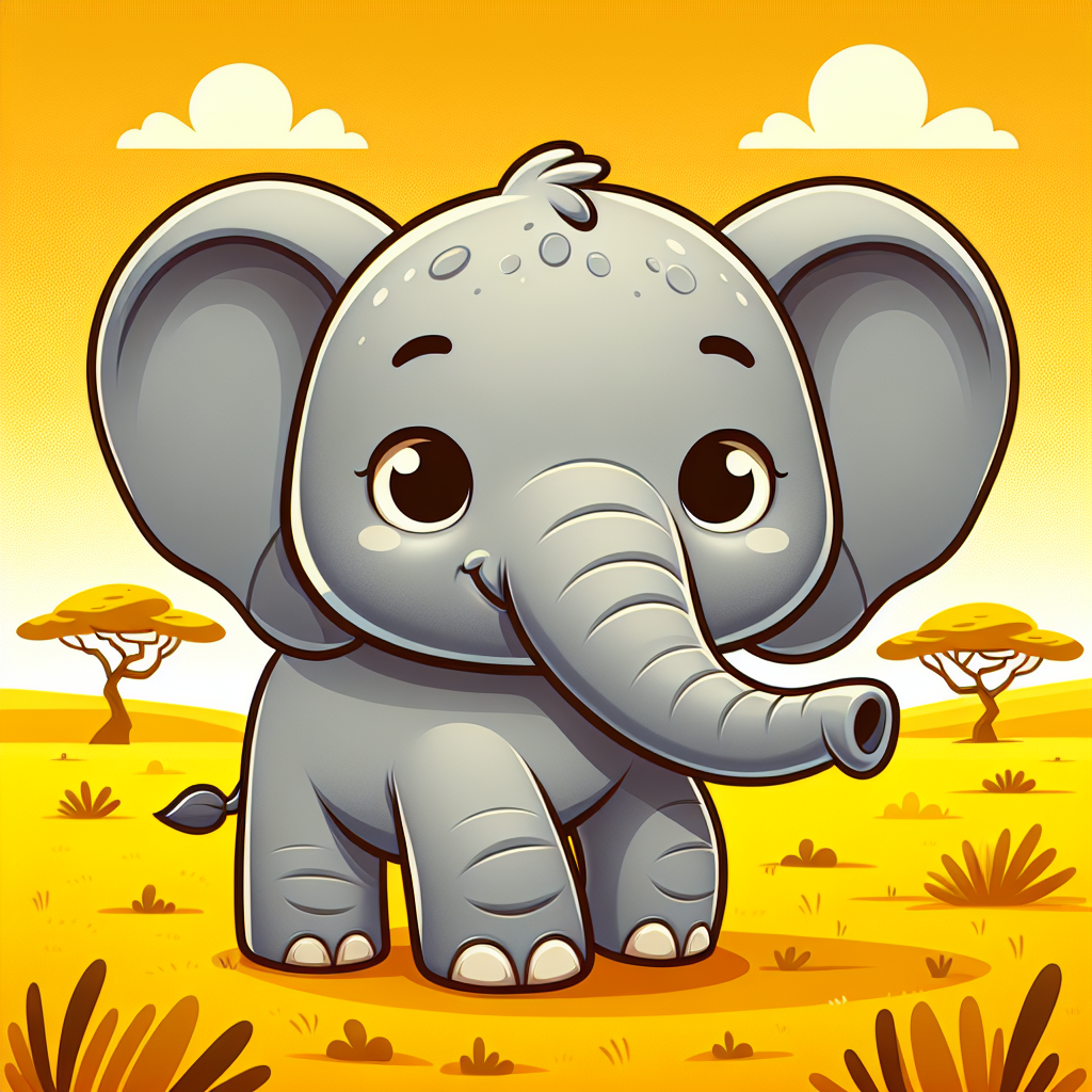 Gentle Giant Elephant Adventure Paint By Color