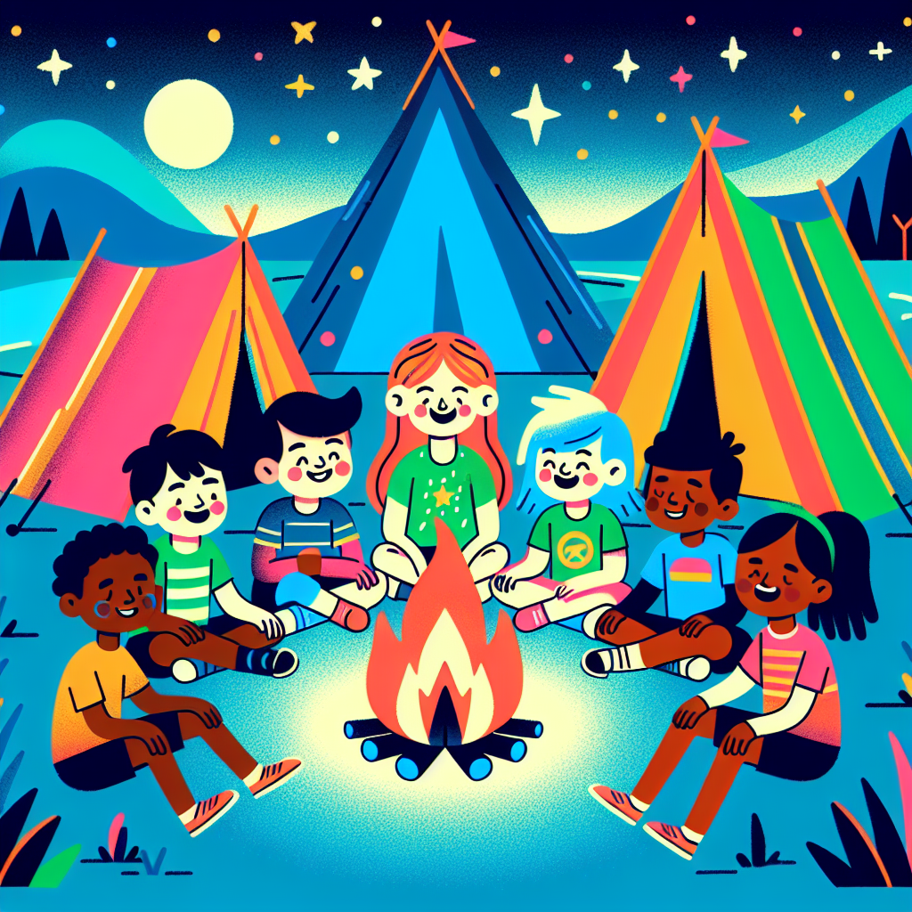 Moonlit Camping Painting Number Kit
