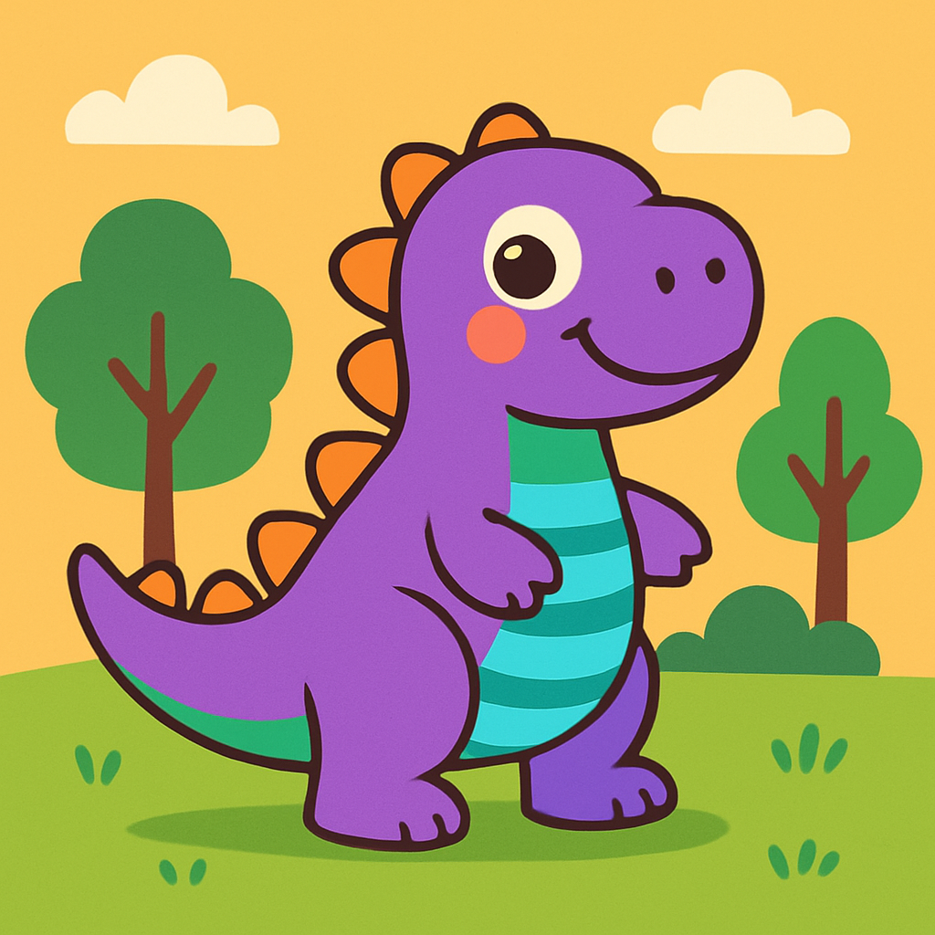 Colorful Dinosaur Paint By Numbers Kits