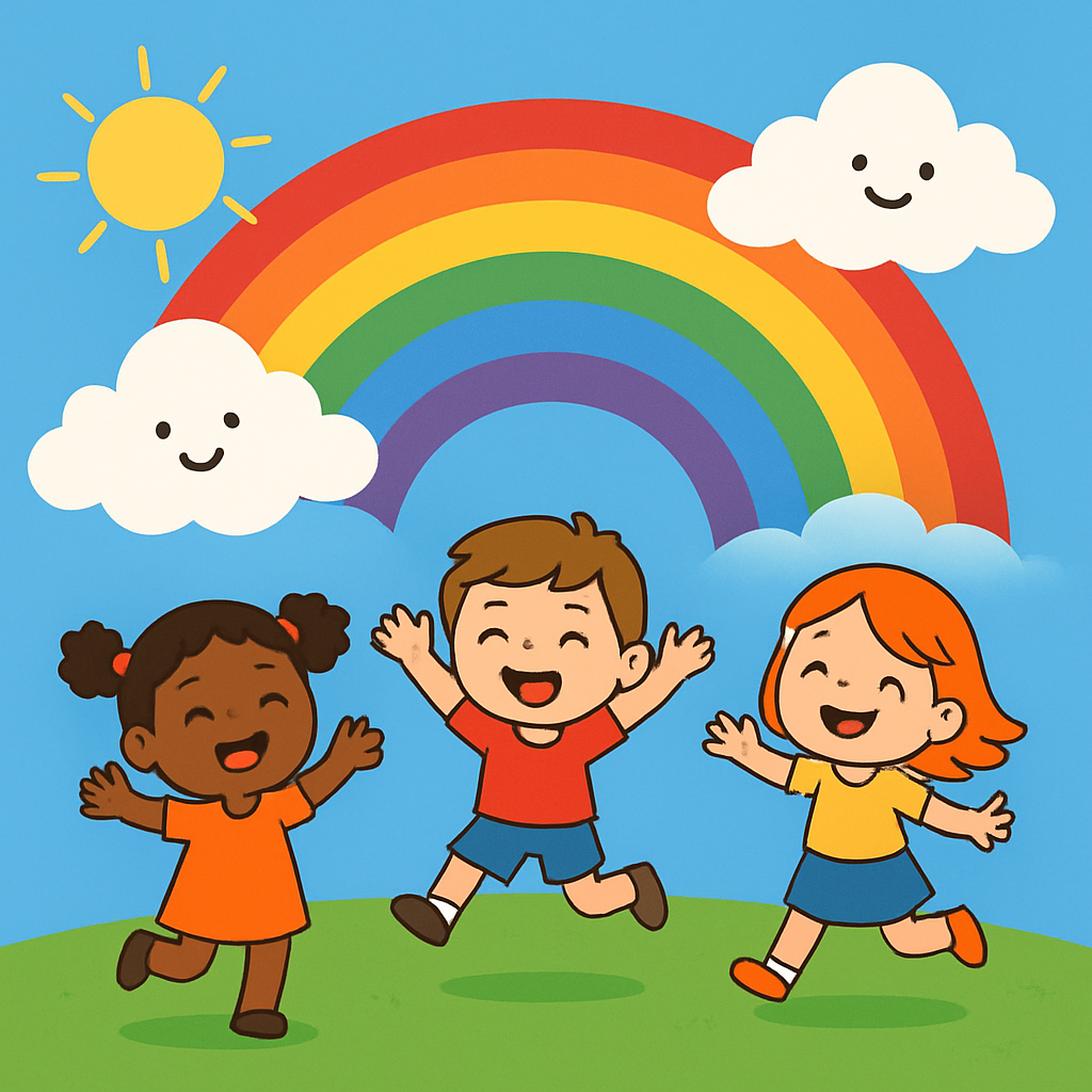 Brightly Colored Rainbows Paint By Numbers Kits