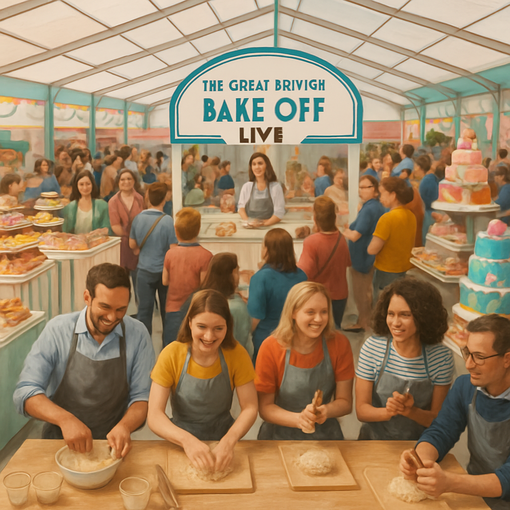 The Great British Bake Off Live Paint By Numbers Kits