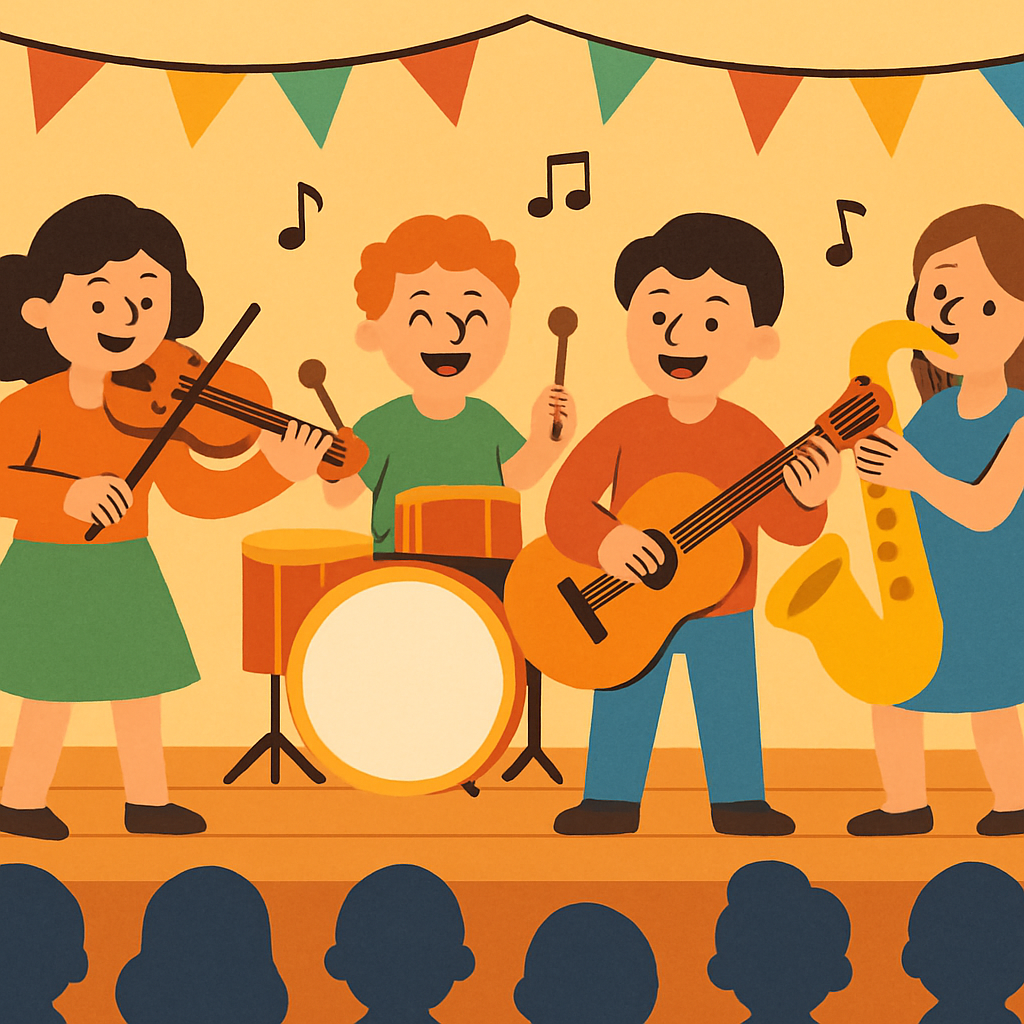 Harmonious Music Festival Paint By Numbers Art