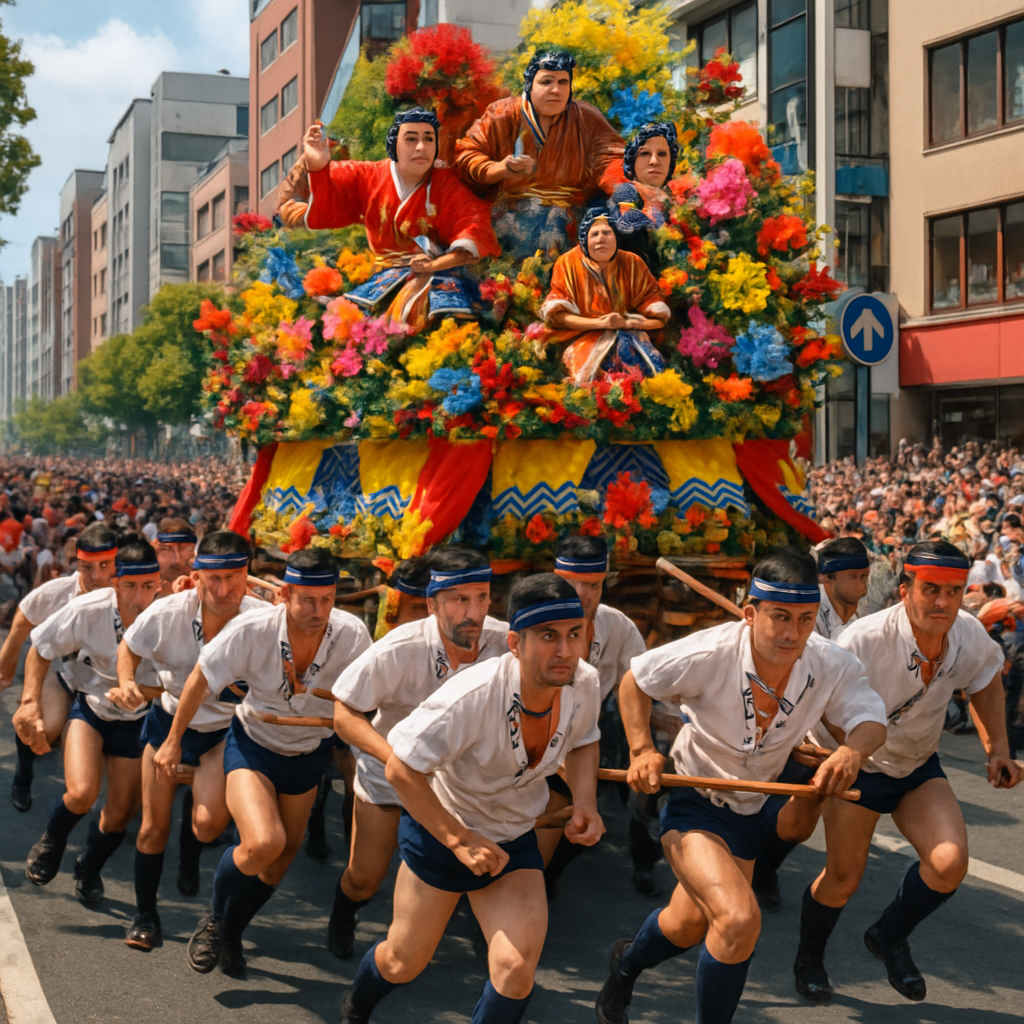 Gion Yamagasa - Japan Paint By Numbers