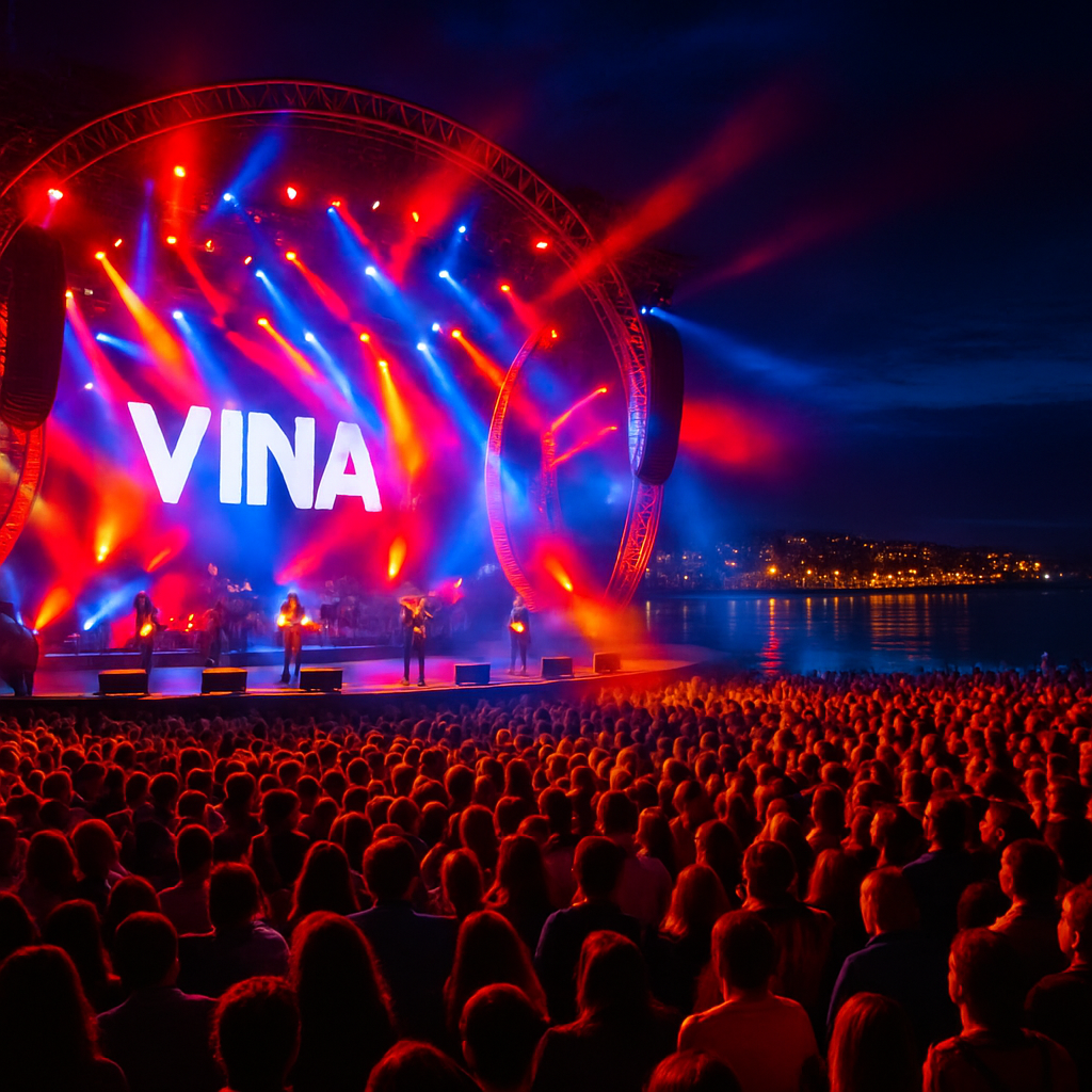 Viña Del Mar International Song Festival - Chile Paint By Numbers