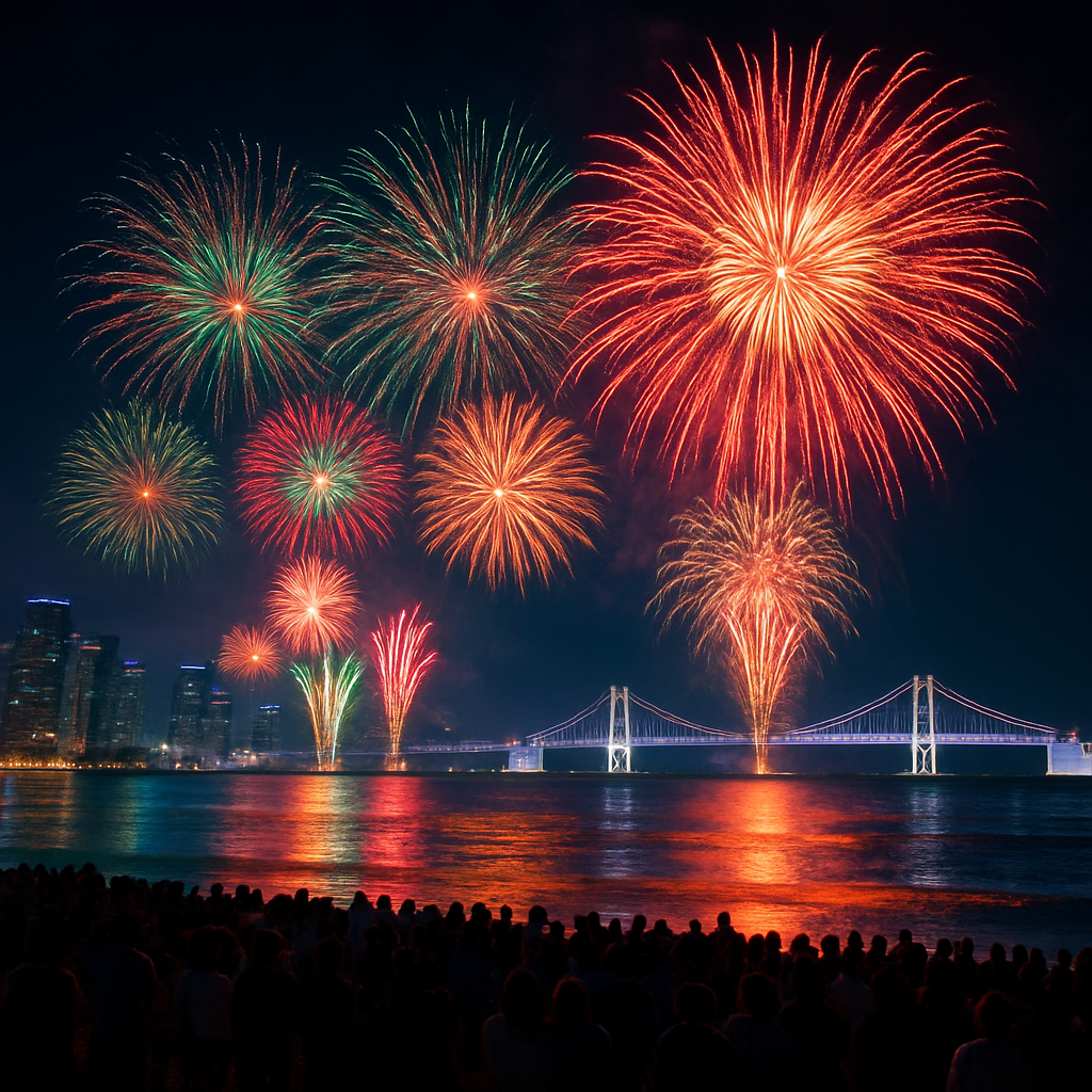 International Fireworks Festival - South Korea Paint By Numbers
