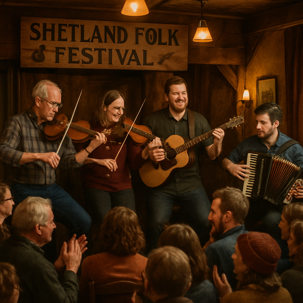 Shetland Folk Festival - Scotland Paint By Numbers