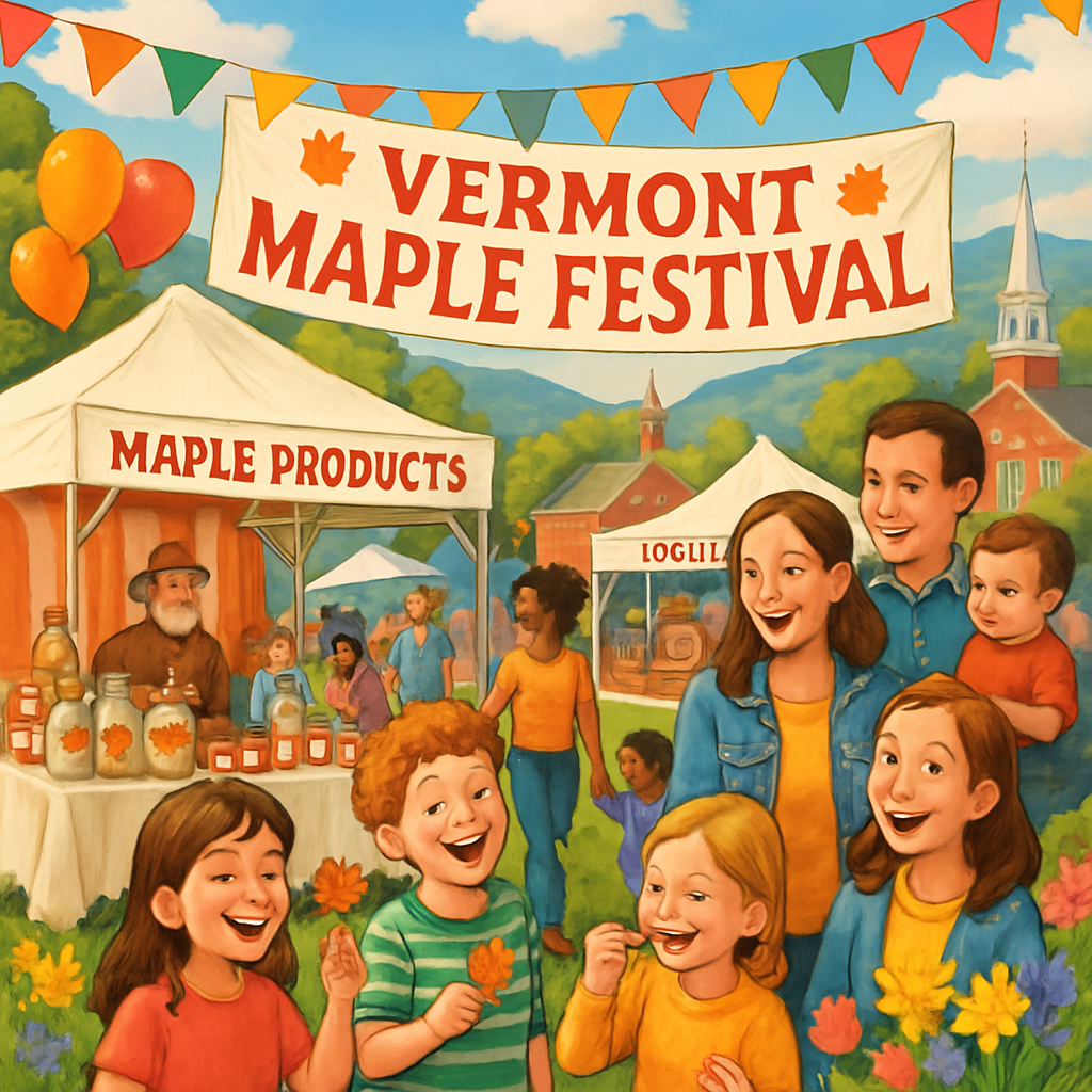 Vermont Maple Festival Paint By Color