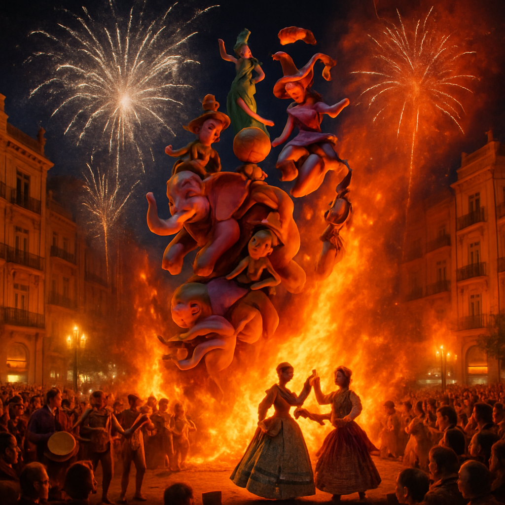 Falles Festival - Spain Painting By Numbers Kit