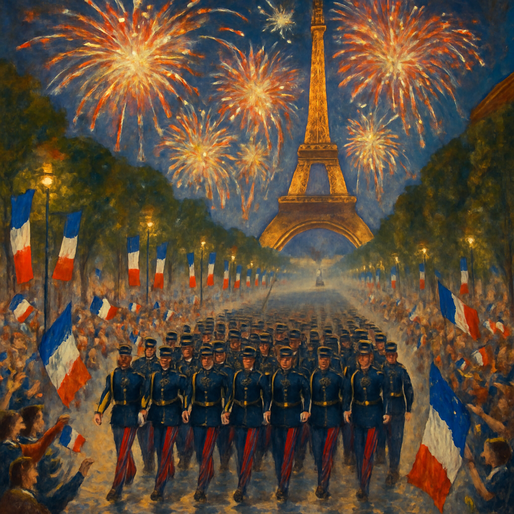 Fête Nationale Number Painting