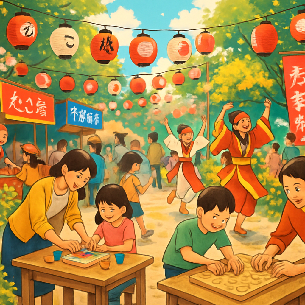 Kansai Electric Power Company Festival - Japan Paint By Numbers Kits
