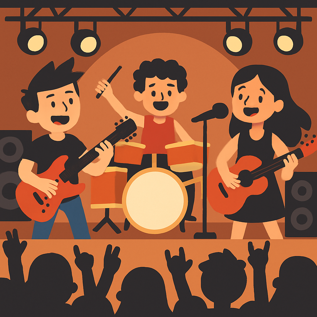Rockstar Concert Night Paint By Numbers