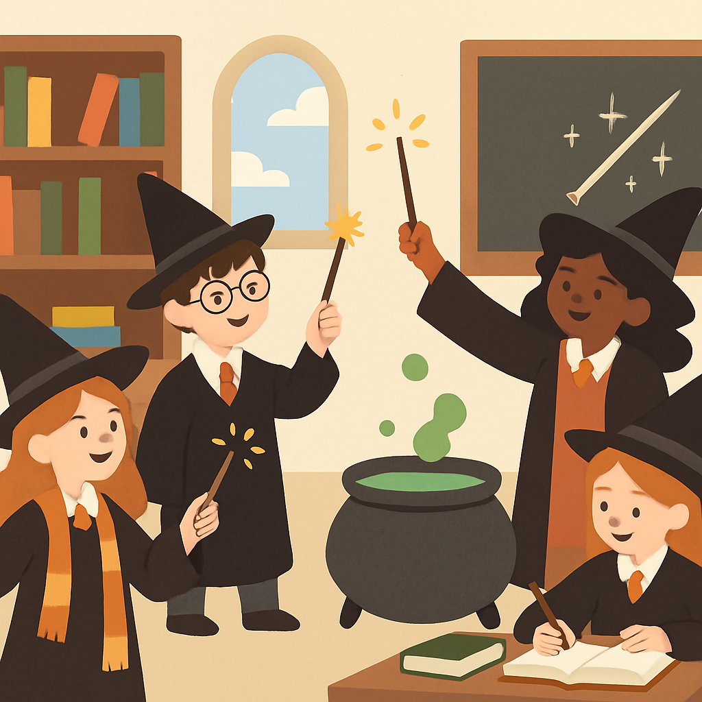 Magical School Adventure Paint By Numbers
