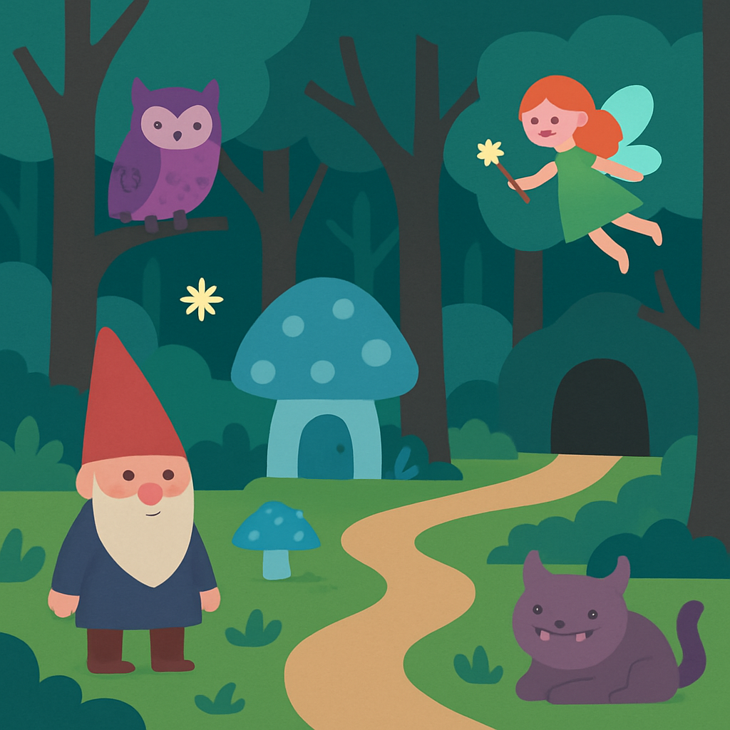 Mystery Of The Enchanted Woods Paint By Numbers