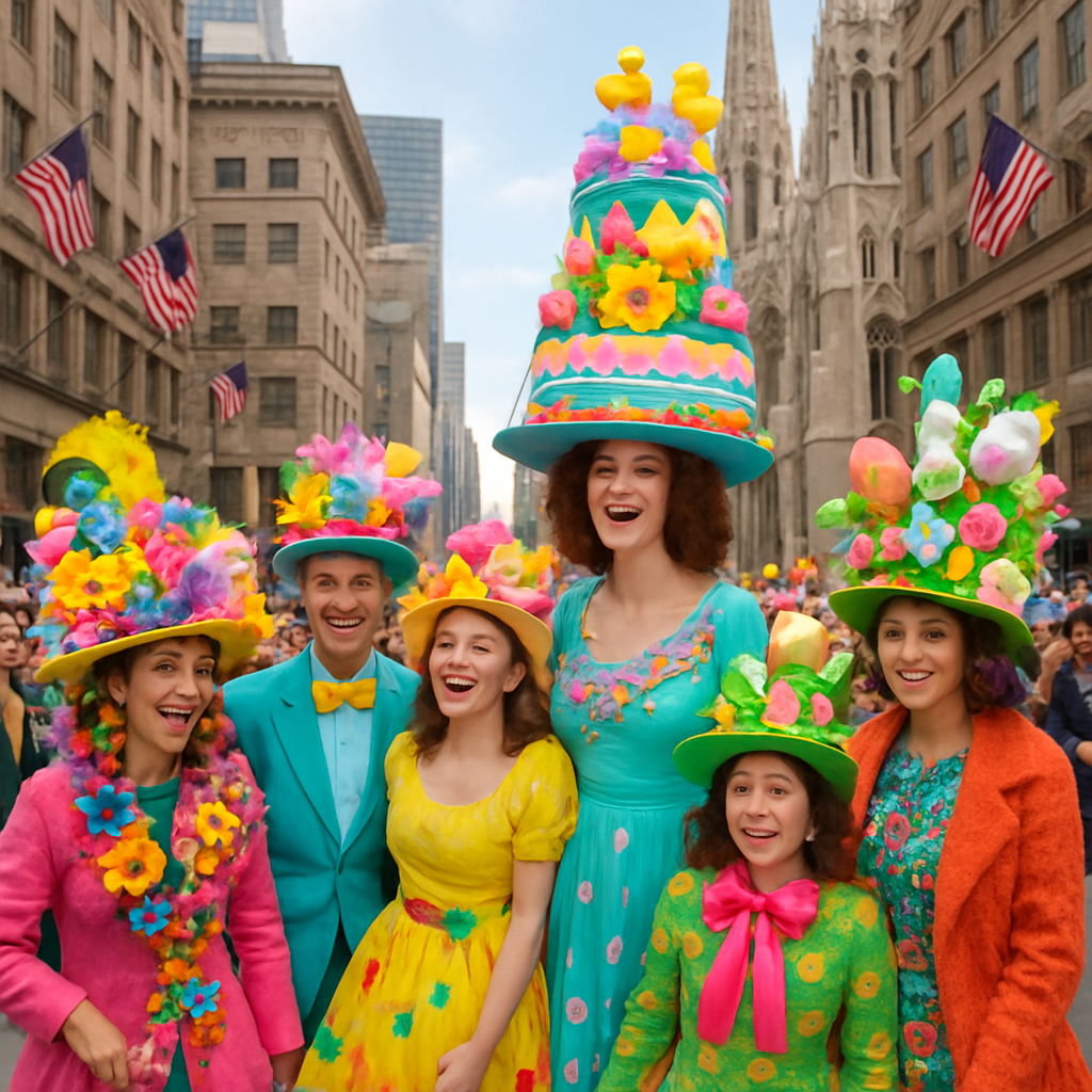 Easter Parade - New York City, USA Paint By Number