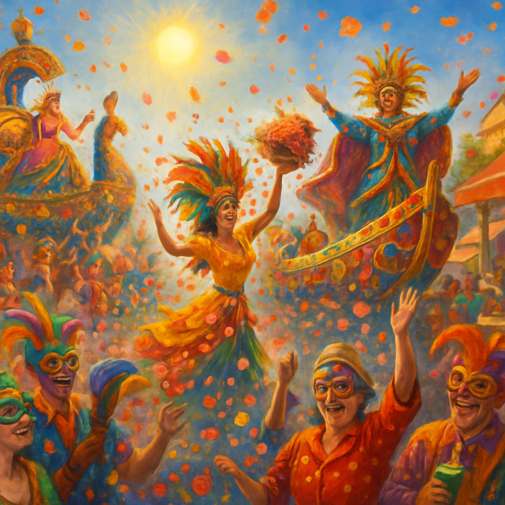Mardi Gras In Nice Paint By Numbers