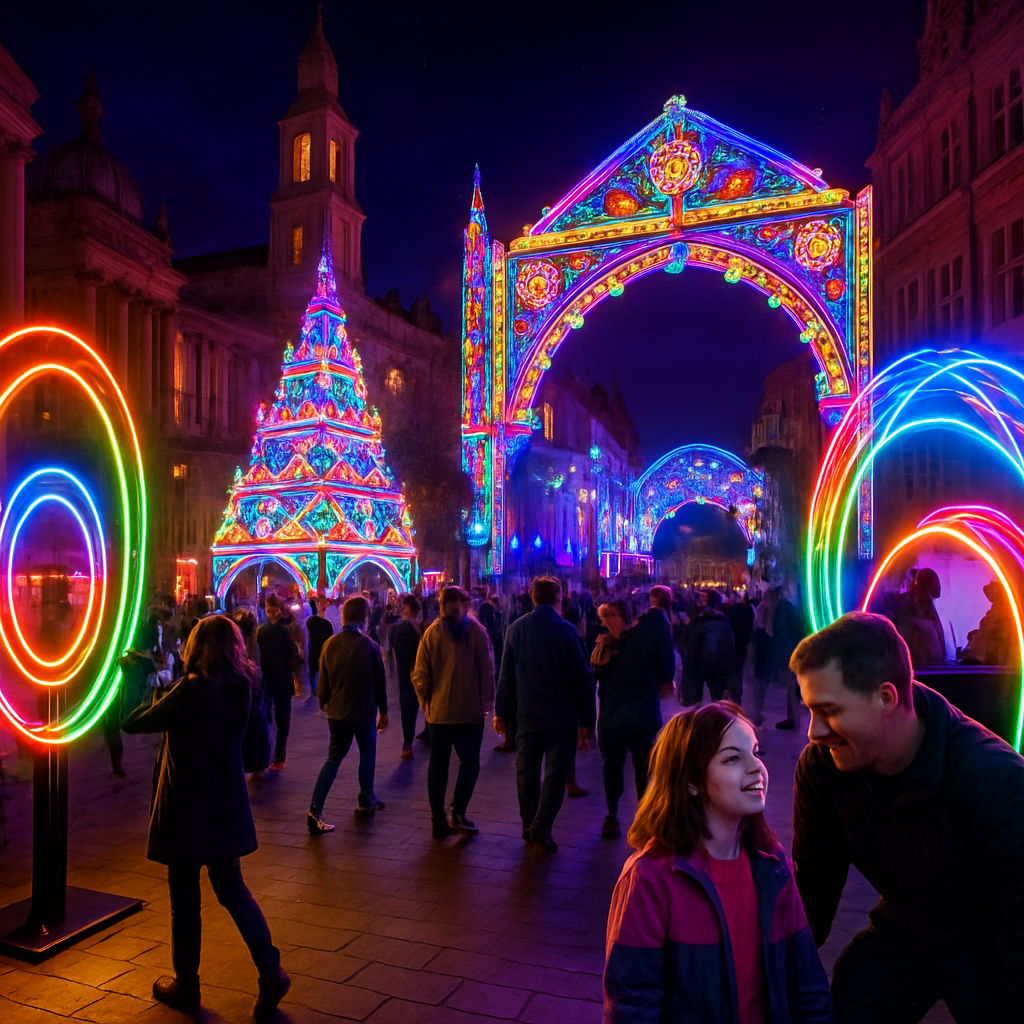 Light Night Leeds Paint By Numbers