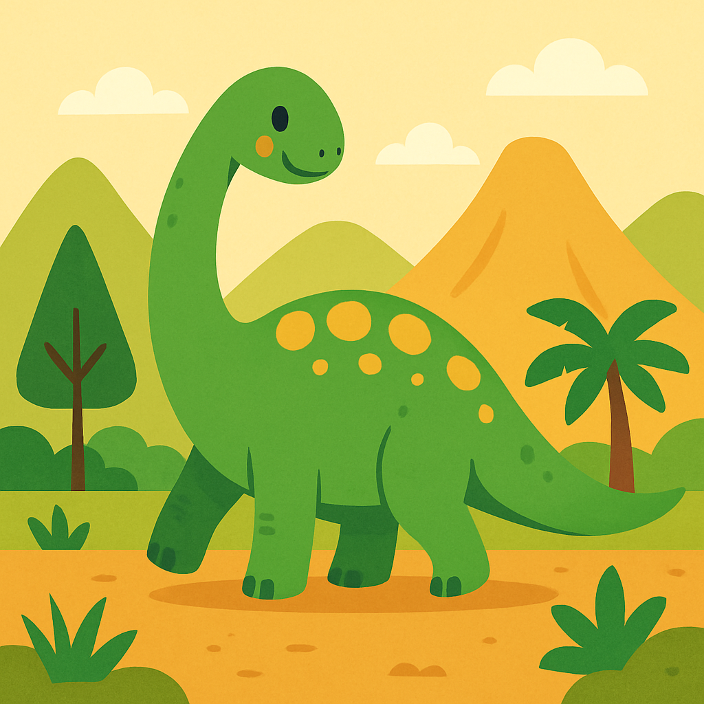 Gigantic Dinosaur's Valley DIY Paint By Numbers