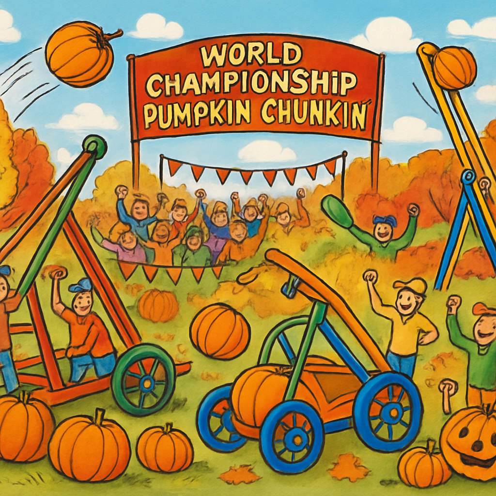 The World Championship Pumpkin Chunkin’ Paint By Number