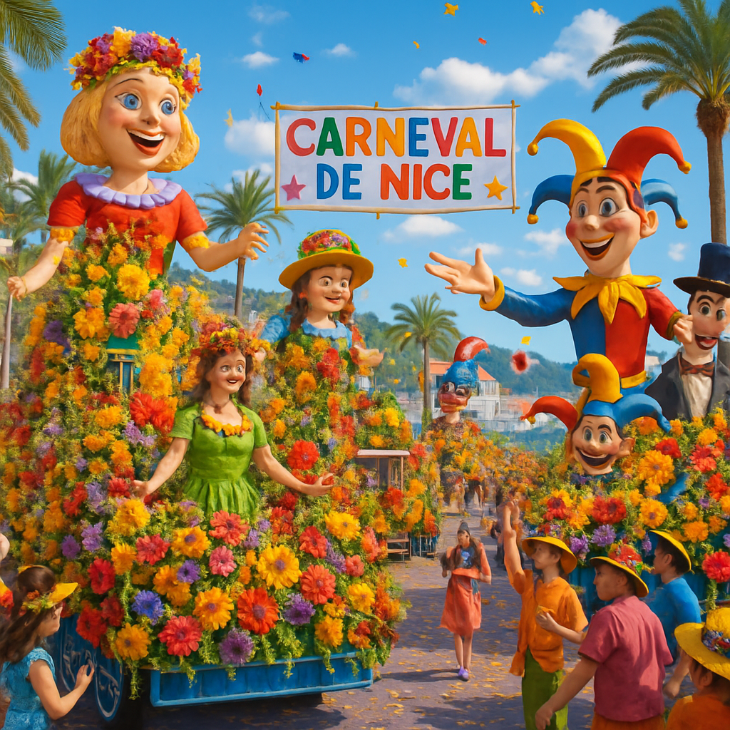 Carneval De Nice - France Paint By Numbers Art