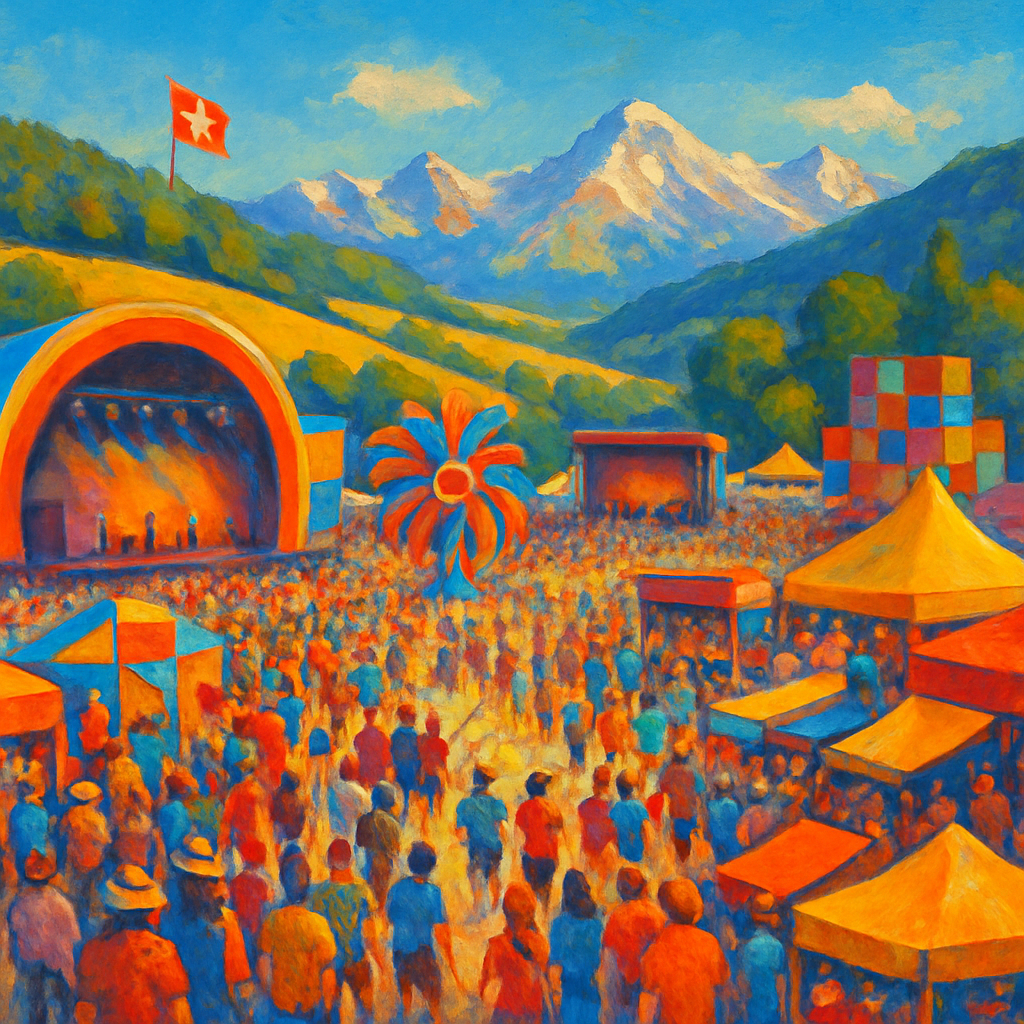 Paléo Festival - Switzerland Painting By Numbers Kit
