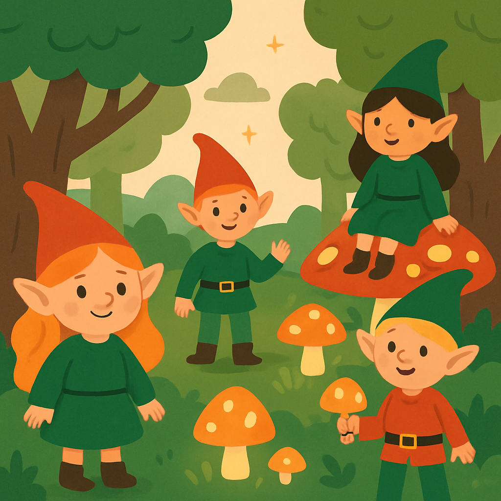 Magical Forest Elves Painting By Numbers Kit