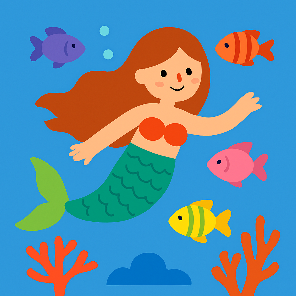 Mermaid Adventure Painting By Numbers Kit