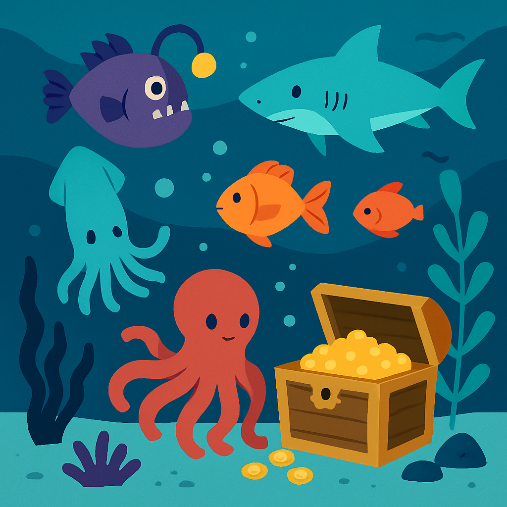 Deep Sea Dive Painting By Numbers Kit
