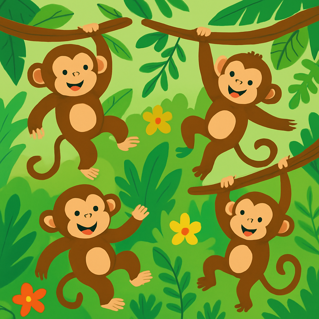 Exploring Monkeys Paint By Number